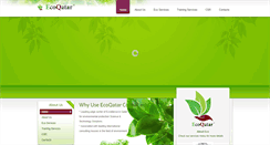 Desktop Screenshot of eco-qatar.com