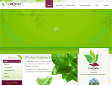 Tablet Screenshot of eco-qatar.com